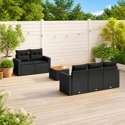 Elevate Your Outdoor Experience with 6 Piece Sofa Set