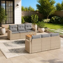 Transform Your Outdoor Space with This 7-Piece Sofa Set