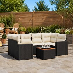 Enhance Your Patio with a 7 Piece Garden Sofa Set