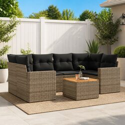 Enhance Your Outdoor Space with a 7 Piece Garden Sofa Set