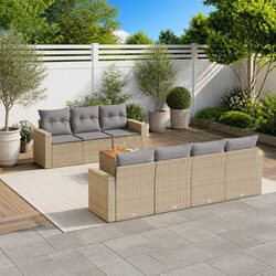 Transform Your Outdoor Space with This 8-Piece Garden Sofa Set