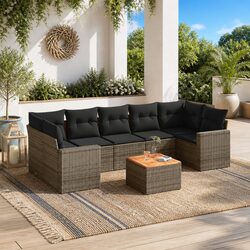 Transform Your Outdoor Space with this 8-Piece Sofa Set