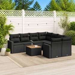 Transform Your Patio with a 9-Piece Modular Sofa Set