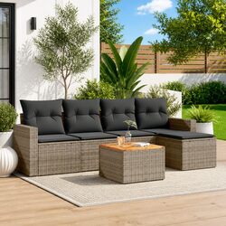 Enhance Your Outdoor Space with This 6-Piece Garden Sofa Set