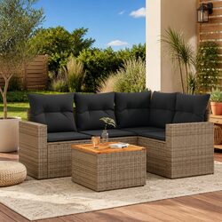 Enhance Your Outdoor Area with a 5-Piece Garden Sofa Set