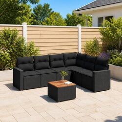 Transform Your Outdoor Space with This 7-Piece Sofa Set