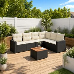 Transform Your Outdoor Space with This 7 Piece Sofa Set