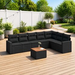 Transform Your Outdoor Space with this 8-Piece Sofa Set