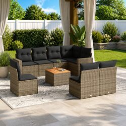 Enhance Your Outdoor Living with a 9-Piece Sofa Set