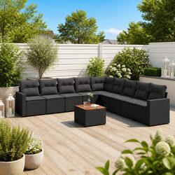 Enhance Your Outdoor Space with 10 Piece Sofa Set