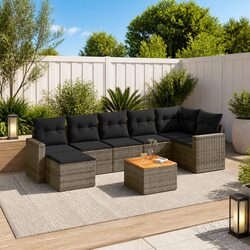 Transform Your Outdoor Space with 8 Piece Sofa Set