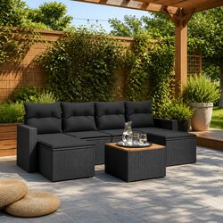 Enhance Your Outdoor Space with This 7 Piece Garden Sofa Set