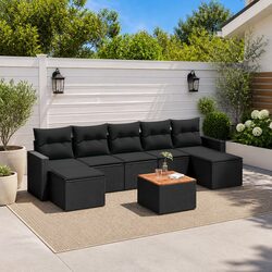 Transform Your Outdoor Space with 8 Piece Sofa Set