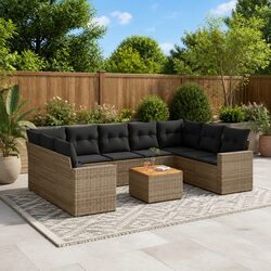 Transform Your Outdoor Area with a 10-Piece Sofa Set