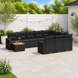 Garden Sofa Set 11 Piece Outdoor Sectional Patio Rattan Furniture Seating