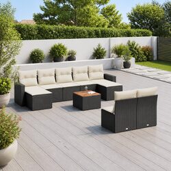 10-Piece Modular Garden Sofa Set for Outdoor Living