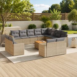 Comfortable 13-Piece Garden Sofa Set for Outdoor Spaces