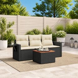Enhance Your Outdoor Space with a 4-Piece Sectional Sofa Set