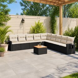 4-Piece Brown Outdoor Sectional Sofa Set for Your Patio or Garden