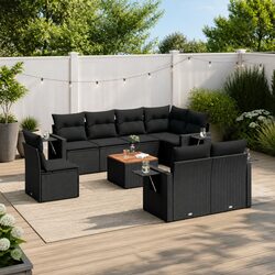 Elevate Your Outdoor Space with a 9-Piece Sofa Set