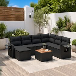 Enhance Your Patio with This 8-Piece Outdoor Sofa Set