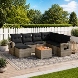 Transform Your Outdoor Space with 8-Piece Sofa Set