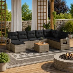Transform Your Outdoor Space with 9 Piece Sofa Set
