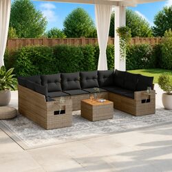 Transform Your Outdoor Space with This 10-Piece Sofa Set