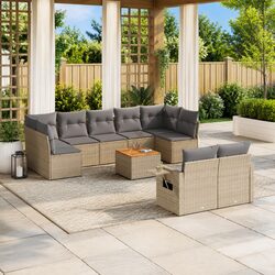 Stylish 10-Piece Garden Sofa Set for Outdoor Living