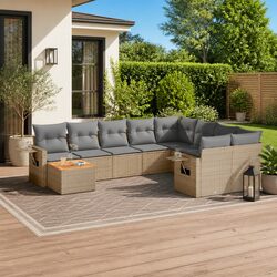 Comfort-Enhancing 10-Piece Outdoor Sofa Set