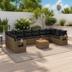 Transform Your Outdoor Space with This 11-Piece Sofa Set