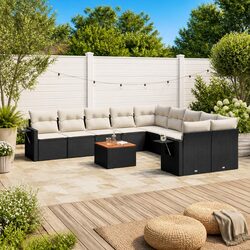 Enhance Your Outdoor Space with 11-Piece Garden Sofa Set