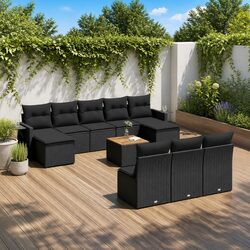 Elevate Your Outdoor Space with 11-Piece Sectional Sofa Set