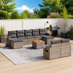 Transform Your Outdoor Living with This 10-Piece Sofa Set