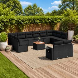Enhance Your Patio with This 13 Piece Outdoor Sofa Set