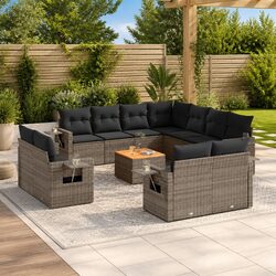 Enhance Your Outdoors with a 12-Piece Sectional Sofa Set