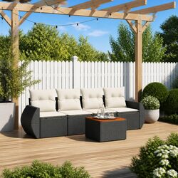 Enhance Your Outdoor Experience with a 5 Piece Garden Sofa Set