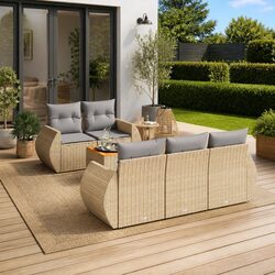 Transform Your Outdoor Space with a 6-Piece Sofa Set