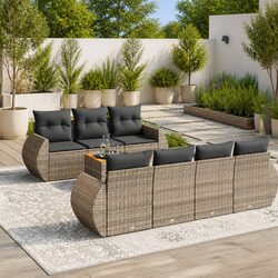 Enhance Your Outdoor Space with 8 Piece Garden Sofa Set