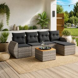 Enhance Your Outdoor Living with this 6-Piece Sofa Set