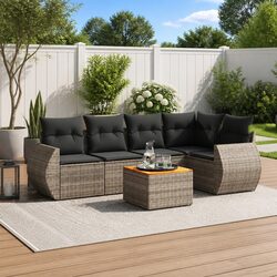 Transform Your Outdoor Space with 6-Piece Sofa Set