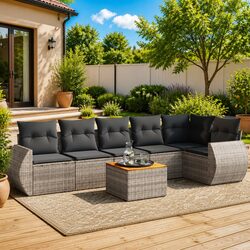 Enhance Your Outdoor Living with 7-Piece Sofa Set