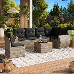 Transform Your Outdoor Space with a 7 Piece Garden Sofa Set