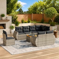 Enhance Your Outdoor Space with 9 Piece Sofa Set