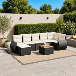 Transform Your Outdoor Space with 8-Piece Garden Sofa Set