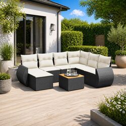 Transform Your Outdoor Space with 8 Piece Sofa Set