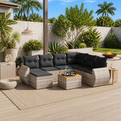Transform Your Patio with an 8-Piece Outdoor Sofa Set