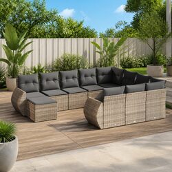 Transform Your Outdoor Area with a Modular 11 Piece Sofa Set