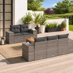 Enhance Your Outdoor Space with 6 Piece Garden Sofa Set