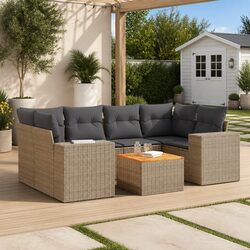 Transform Your Outdoor Space with 7 Piece Sofa Set